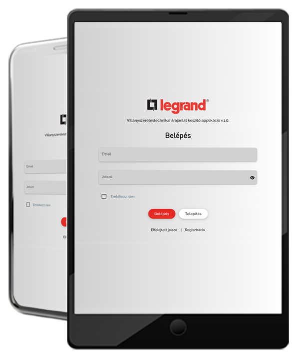 Legrand árajánlat készítő